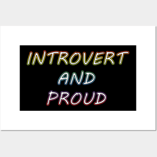 Introvert And Proud - Typography Design Posters and Art